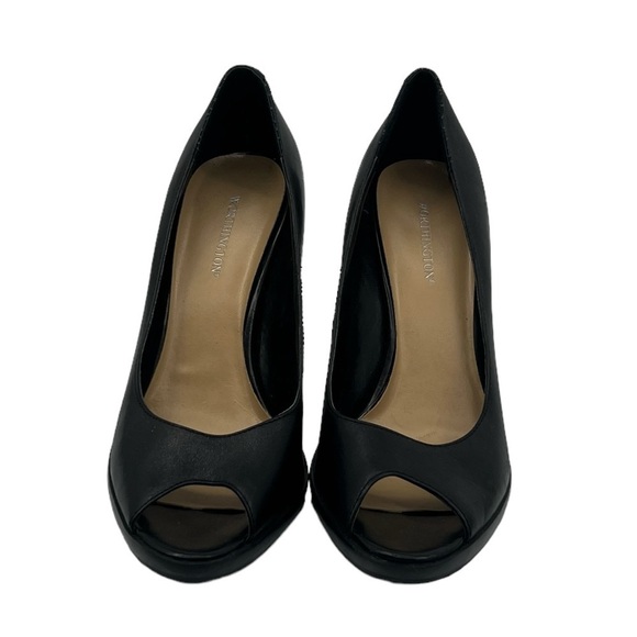 Worthington Black Platform Peep Toe Heels Size 7 Women’s - Picture 3 of 8